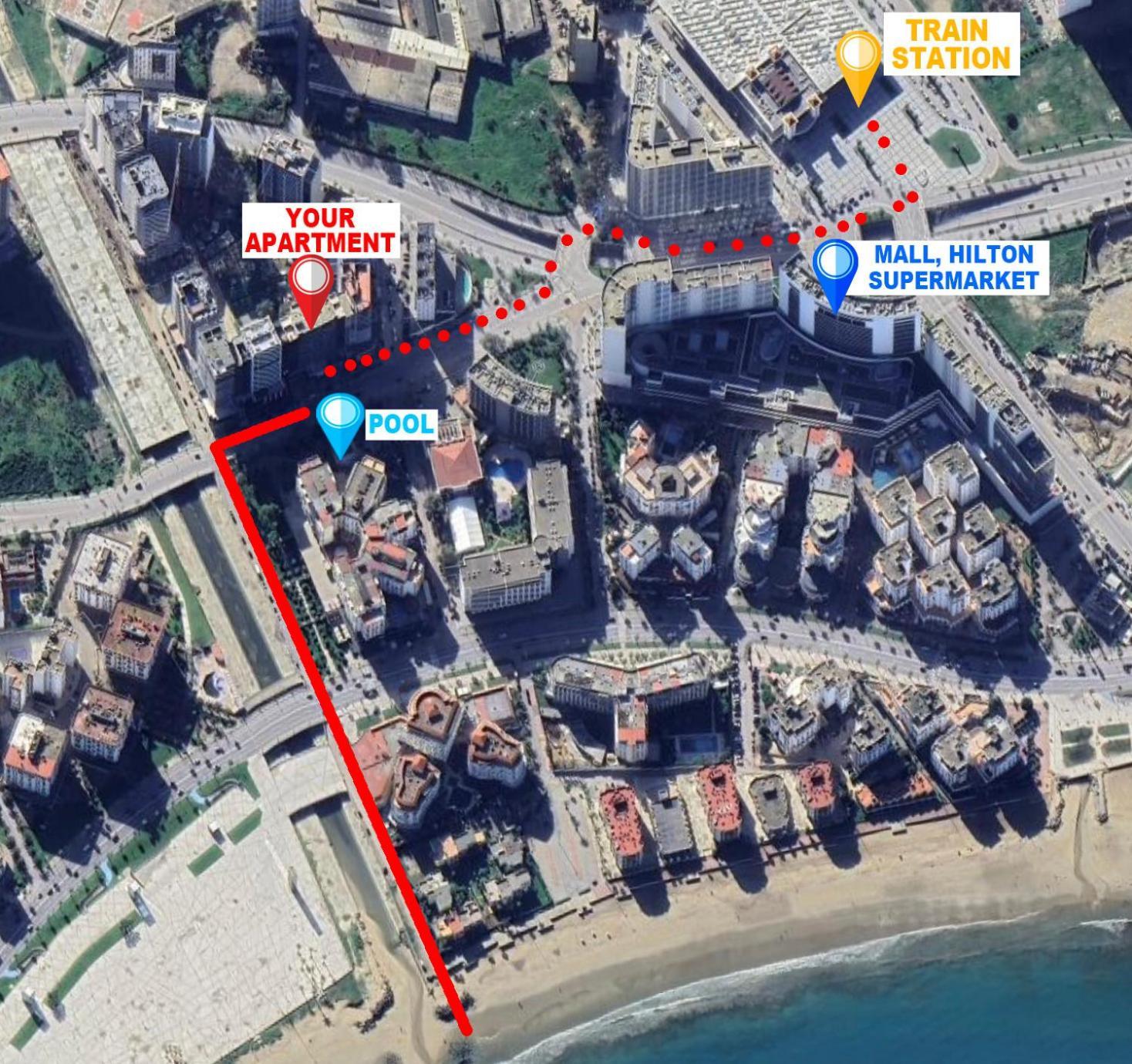 Modern Elegance With Sea Views In Central Tangier - Steps To Beach, Train And Attractions! Экстерьер фото